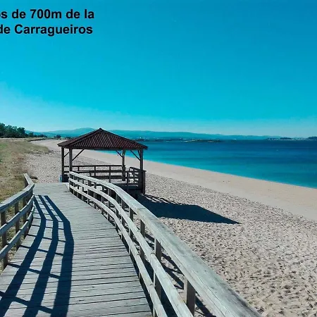 Amplio Cerca De La Playa De Carragueiros Apartmán Boiro